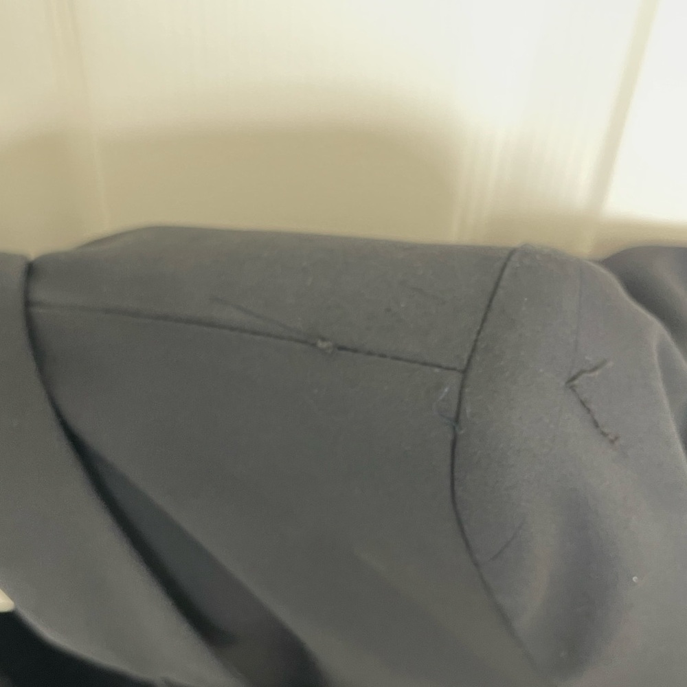 Calvin Klein Black Cropped Single-Button Suit Jacket - Picture 9 of 13